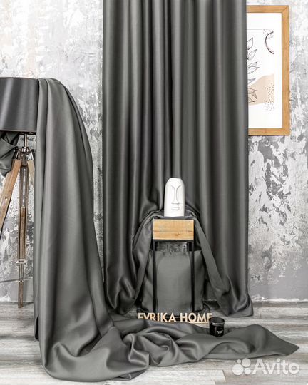 Шторы Амадео графит