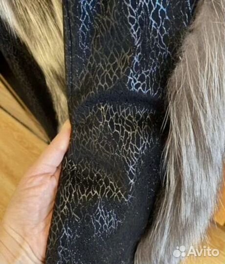 Жилет лиса чернобурка фирменная