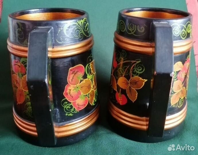 Пивные кружки хохлома