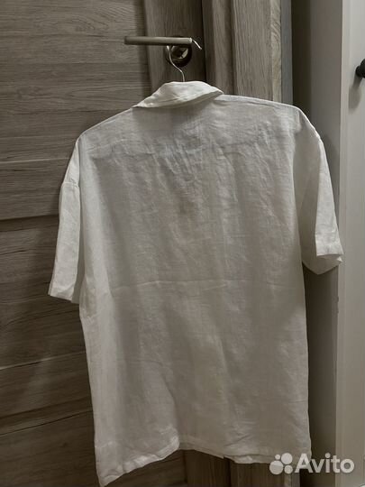 Рубашка Stussy Cali Linen Oversized Shirt White