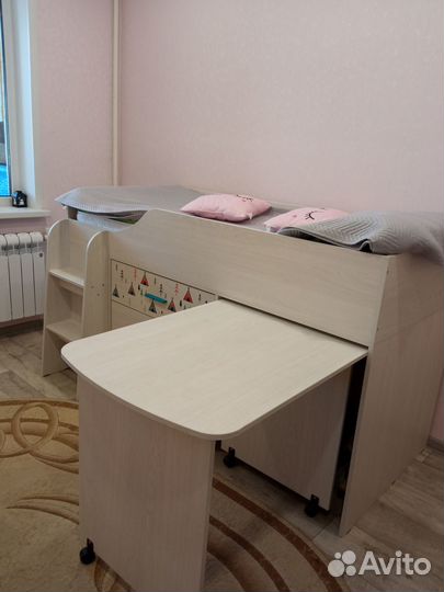 Детская кровать от 3 лет с бортиками