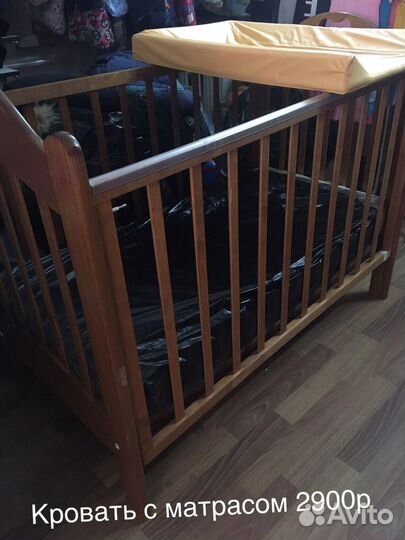 Кровать детская с матрасом