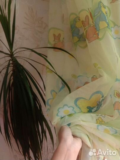 Штора готова, новая, детская. 3метра