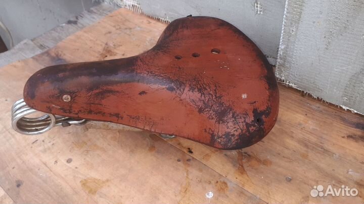 Велосипедное седло СССР с клеймом