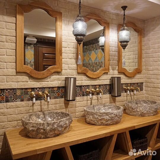 Искусственный камень White Hills Альтен Брик бежевый (38 шт.0,59 кв.м)