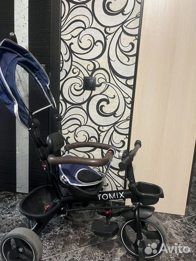 Детский велосипед с родительской ручкой
