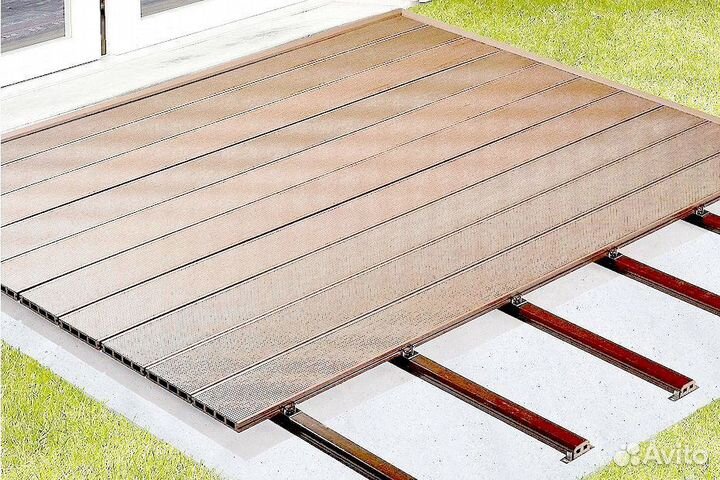Террасная доска из дпк под дерево