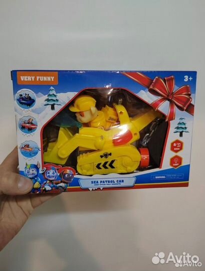 Щенячий патруль герои на машинах свет звук