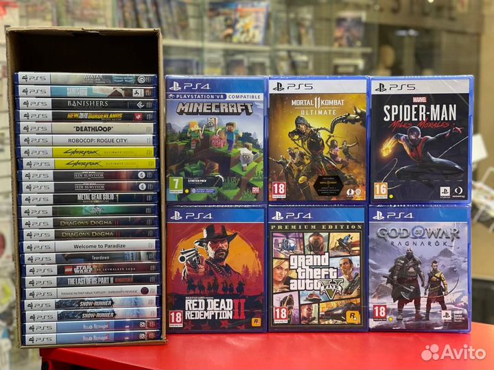 GTA 5 Minecraft Mortal Kombat God of War и