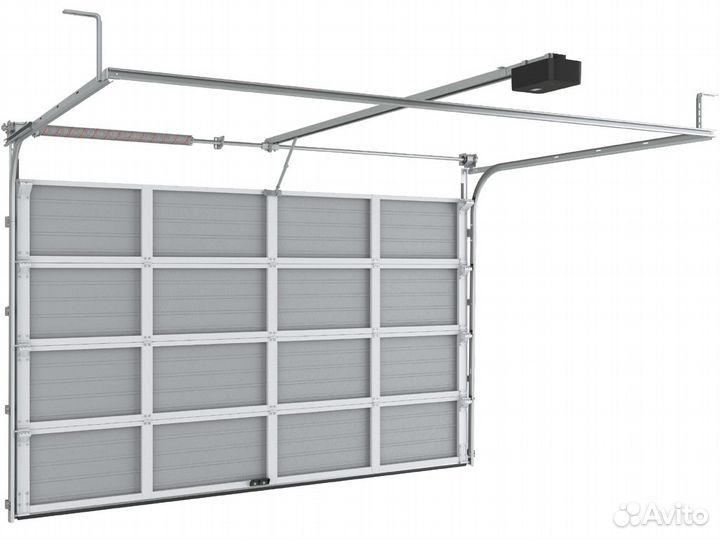 Гаражные ворота однослойная панель (холодные)