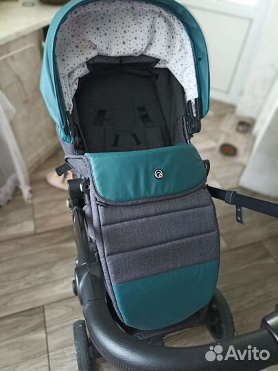 Коляска Rant NEO RA143 2 в 1 Grey/Malachite