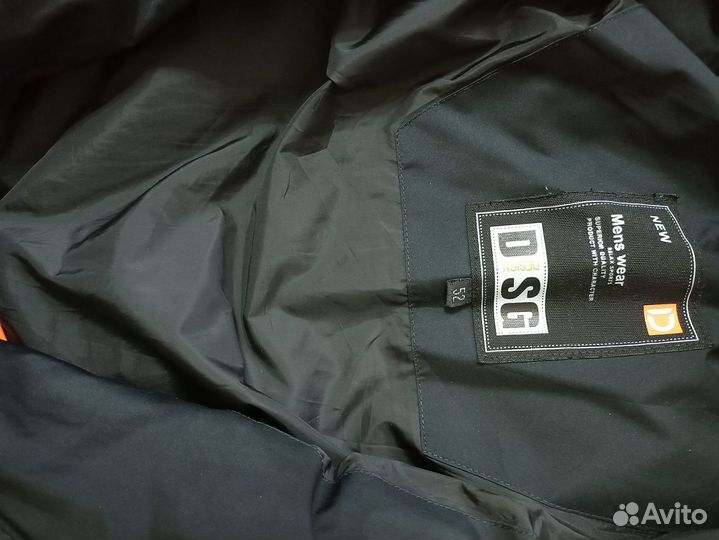 Пуховик зимний мужской удлиненный