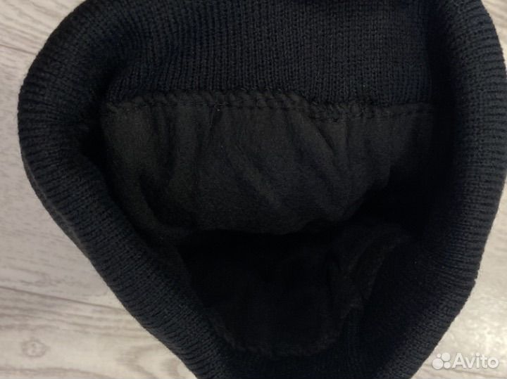 Шапка Thinsulate 3M двухслойная черная