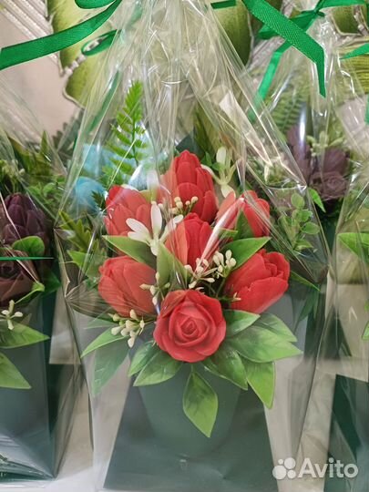 Букет из мыла