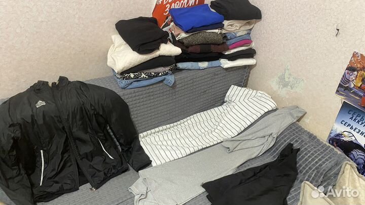 Одежда и обувь на девушку женщину пакетами