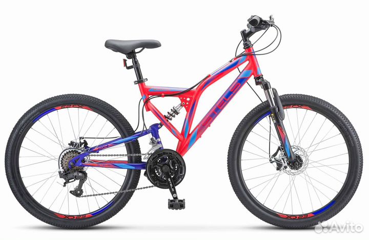 Велосипед 24д. Stels Mustang MD рост 16 красный