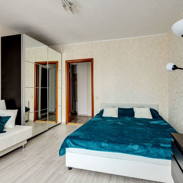 1-к. квартира, 40 м², 2 кровати
