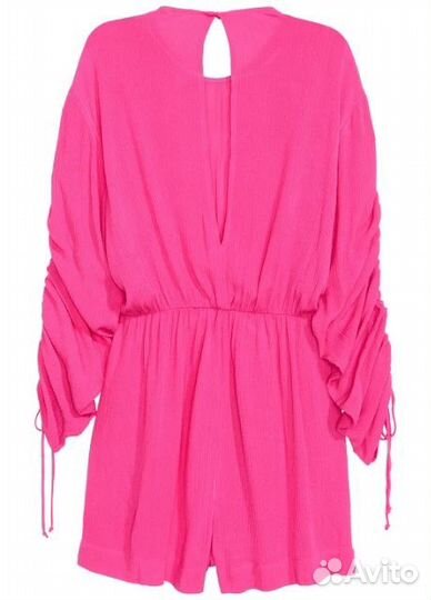 H&M Комбинезон-шорты на завязках фуксия EUR 38 S/M