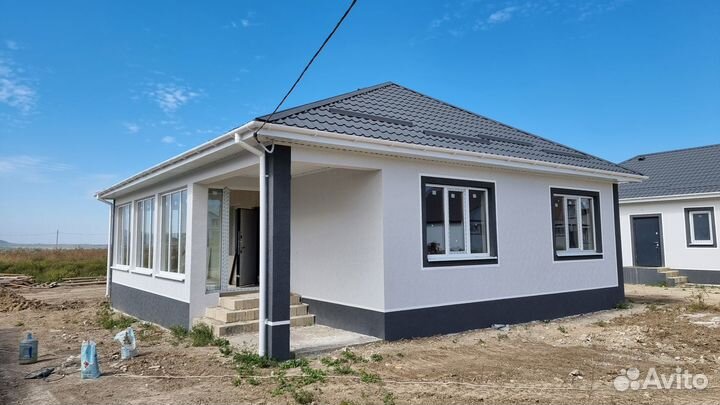 Тёплый и уютный дом 100м2 из керамзитобетона