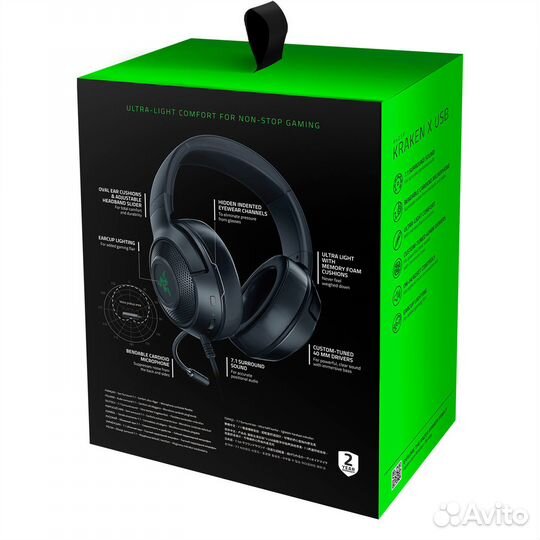 Гарнитура Новая Razer Kraken X USB