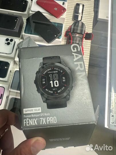 Часы garmin fenix 7x pro sapphire solar бу