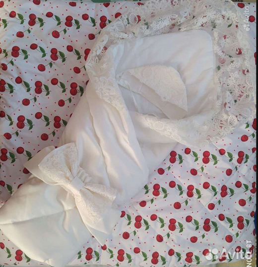 Конверт на выписку для девочки зима, весна, осень