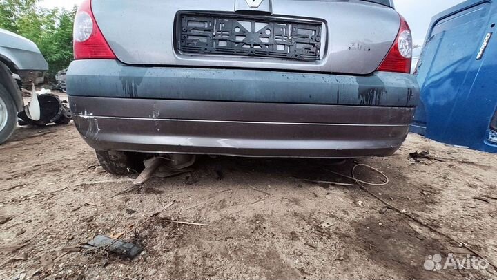 Бампер задний Рено Клио Хетчбэк