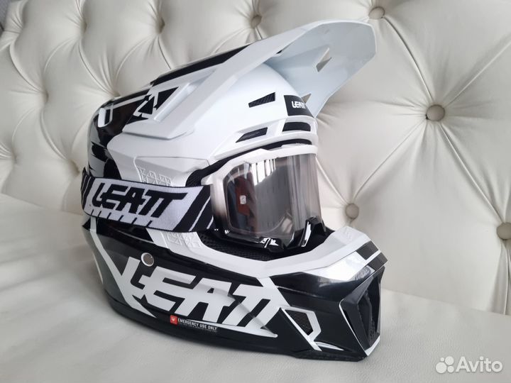 White Вlасk New enduro Kit шлем Leatt 7.5