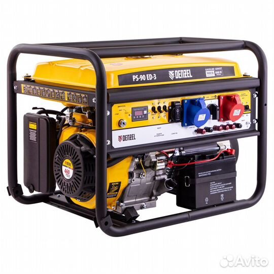 Генератор бензиновый PS 90 ED-3, 9.0 кВт, переключ