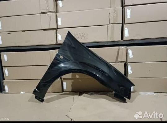Крыло правое Лада Ларгус черный (черная жемчужина)