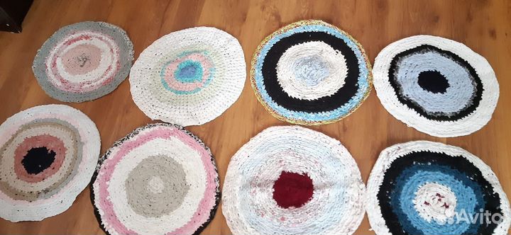 Коврики вязаные