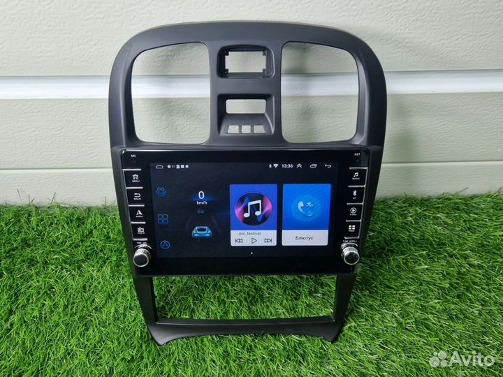 Магнитола Андроид Хёндай Соната тагаз IPS крутилки