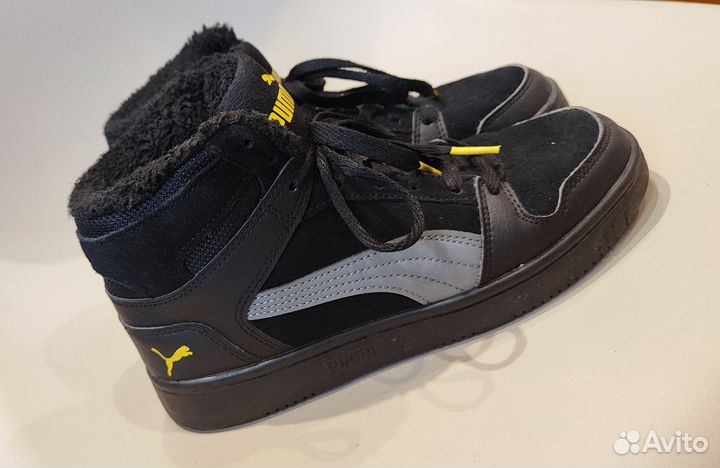 Ботинки (кеды)утепленныедля мальчика puma