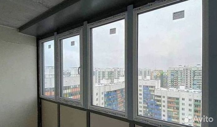 Остекление окон и балконов пвх