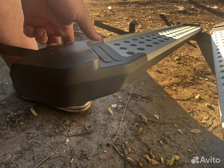 Пороги и кенгурятник на kia sportage