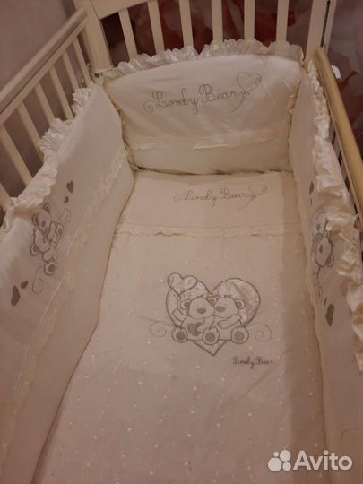 Детская кроватка Fiorellino с принадлежностями