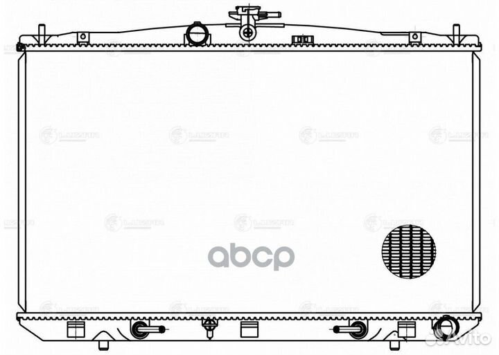 Радиатор охл. Lexus RX 350/450h (09) LRC1956