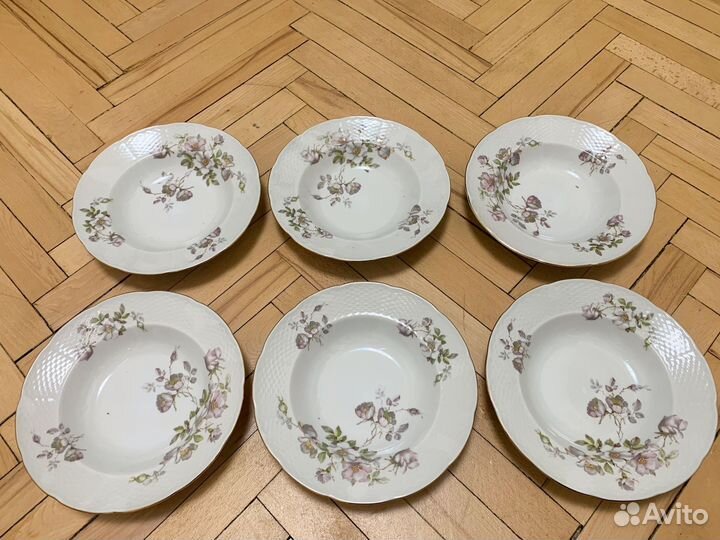 Тарелки винтаж ГДР, Чехословакия