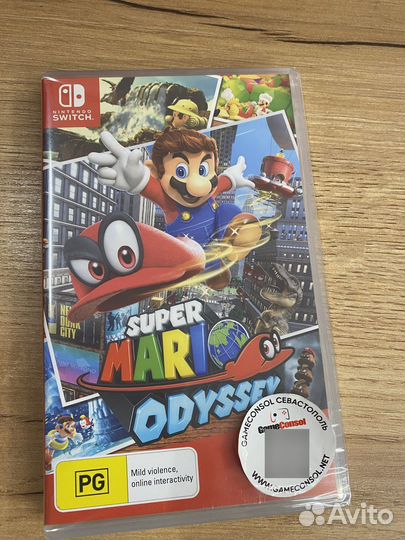 Super Mario Odyssey Nintendo Switch новый