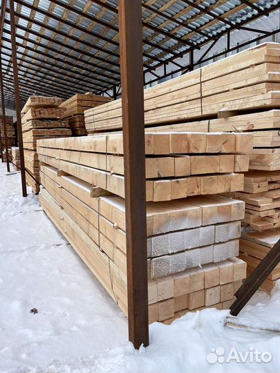 Брус обрезной 150х150х6000мм