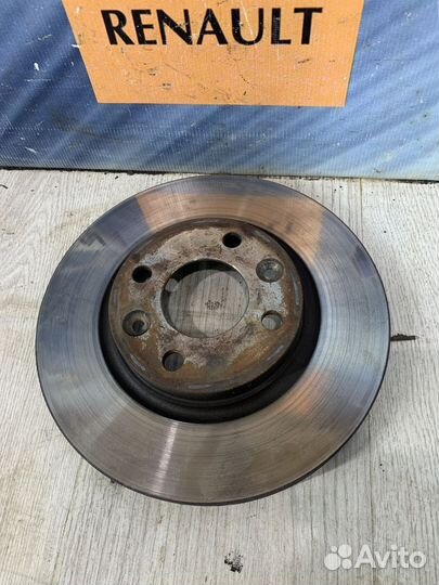 Тормозной диск перед Renault sandero 2 Прав