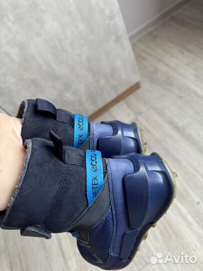 Сапоги зимние 19 см ecco и crocs C12