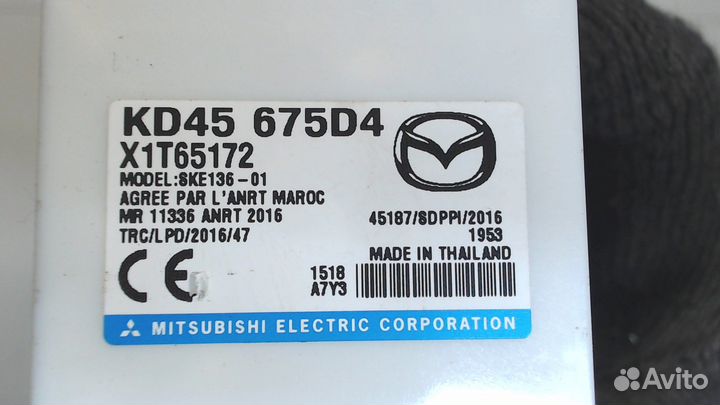 Блок управления бесключевого доступа Mazda CX-3 20