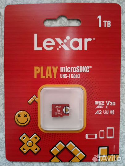 Карта памяти micro sd 1tb Lexar Nintendo