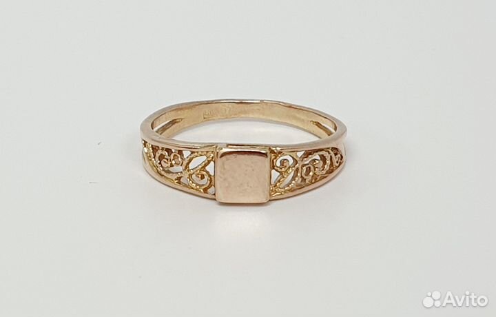 Кольцо золотое 17,5 р-р (Вед)
