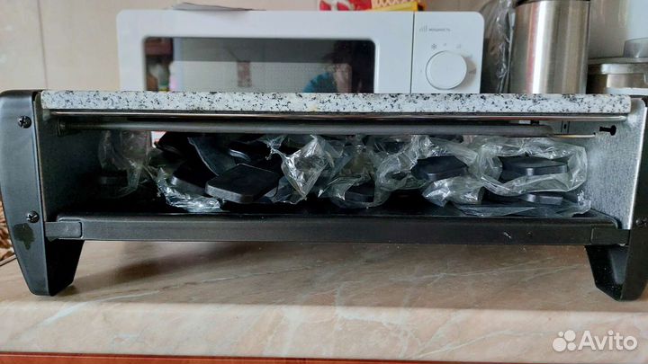 Электрогриль, барбекю с гранитной плитой