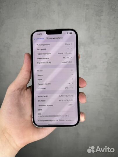 iPhone 13 Pro Max, 256 ГБ