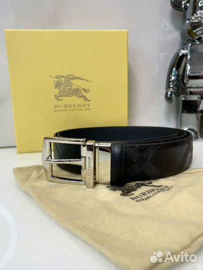 Мужской кожаный ремень Burberry