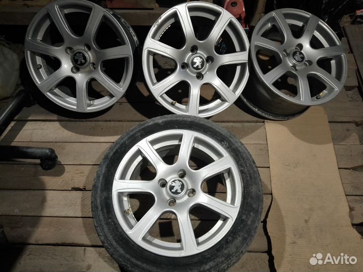 Литые диски r15 4 100