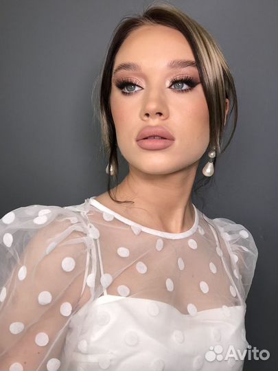 Макияж, локоны, причёска, укладка